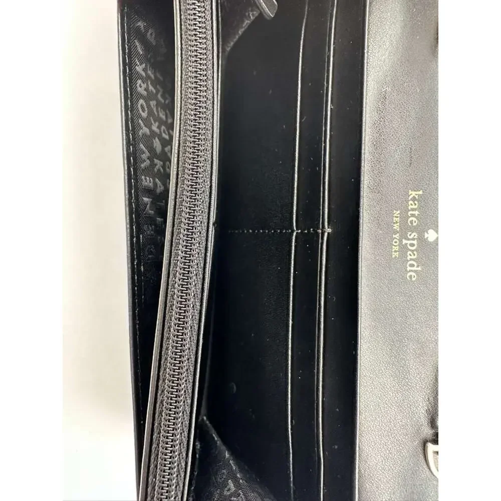 Kate Spade Black Scallop Wallet